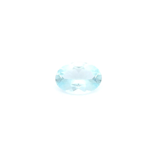 0.60ct Oval Natural Aquamarine (Colour Blue, Clarity Eye Clean, Cut Faceted)