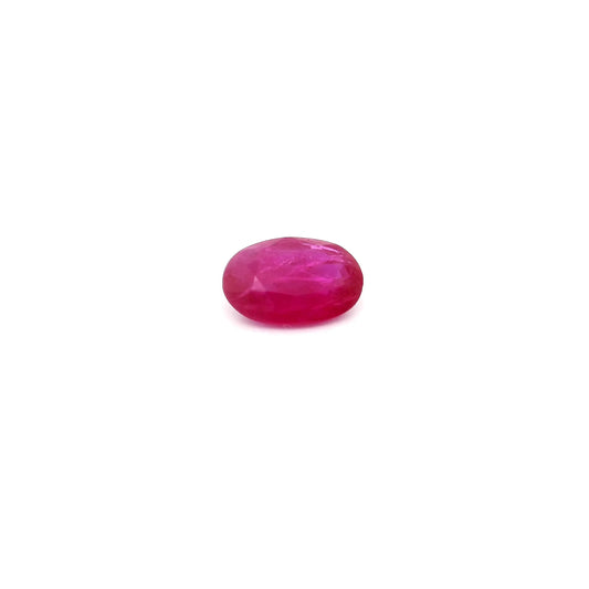 0.48ct Oval Natural Ruby (Colour Red, Clarity Moderately Included, Cut Faceted)