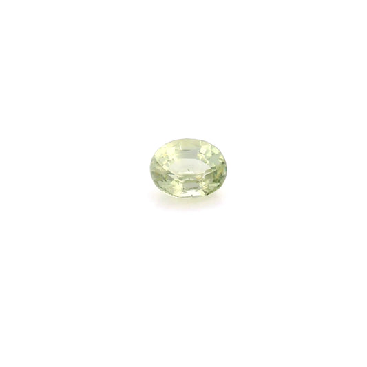 0.58ct Oval Natural Sapphire (Colour Green, Clarity Eye Clean, Cut Faceted)