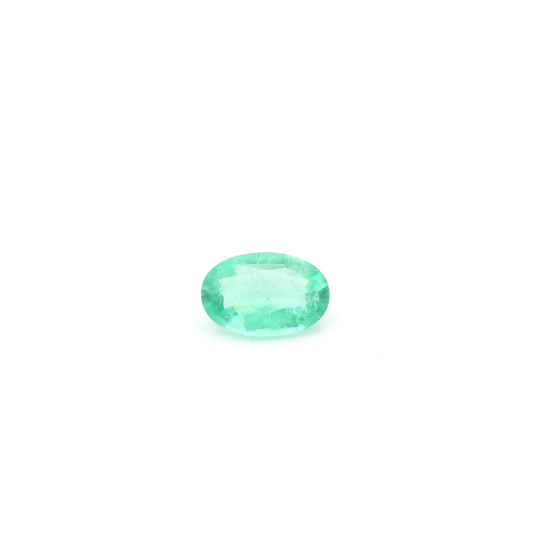 0.36ct Oval Natural Emerald (Colour Green, Clarity Slightly Included, Cut Faceted)