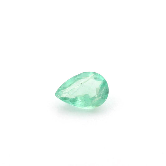 1.02ct Pear Natural Emerald (Colour Green, Clarity Slightly Included, Cut Faceted)