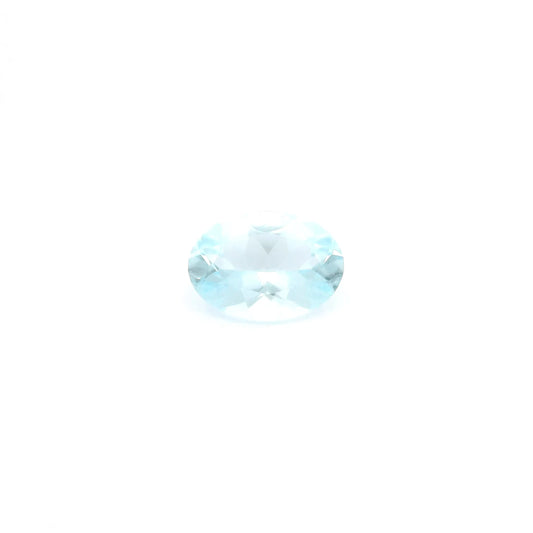 0.62ct Oval Natural Aquamarine (Colour Blue, Clarity Eye Clean, Cut Faceted)