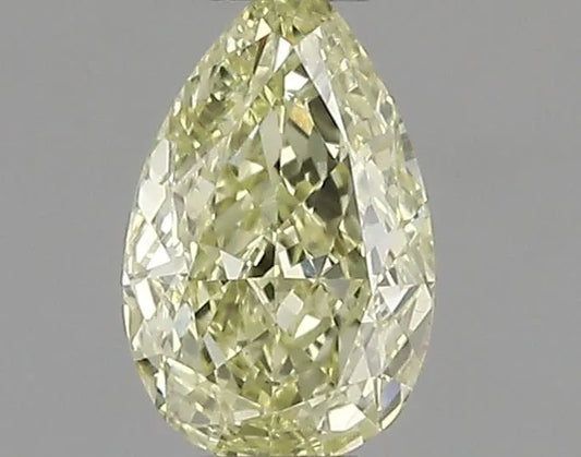 0.36ct Pear Natural Diamond (Colour Fancy Yellow, Clarity VS1, GIA Certified)