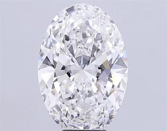 7.00ct Oval Lab Grown Diamond (Colour E, Clarity VVS2, IGI Certified)