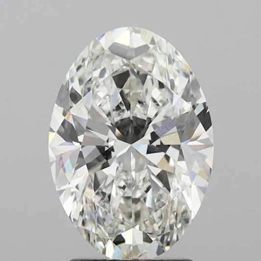 3.60ct Oval Lab Grown Diamond (Colour F, Clarity VVS2, IGI Certified)
