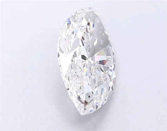2.57ct Marquise Lab Grown Diamond (Colour F, Clarity VVS2, IGI Certified)