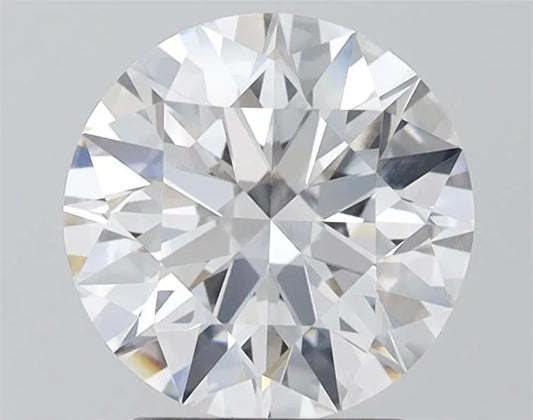 2.58ct Round Lab Grown Diamond (Colour E, Clarity VVS1, Cut ID, IGI Certified)