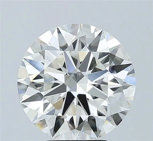 4.00ct Round Lab Grown Diamond (Colour G, Clarity VVS2, Cut ID, IGI Certified)