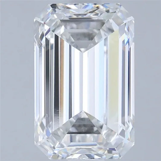 2.71ct Emerald Lab Grown Diamond (Colour F, Clarity VVS1, GIA Certified)