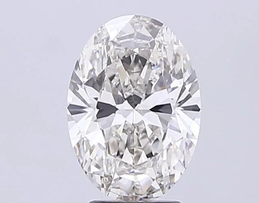 3.04ct Oval Lab Grown Diamond (Colour H, Clarity VVS1, IGI Certified)