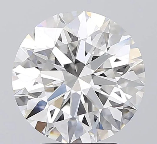 3.03ct Round Lab Grown Diamond (Colour G, Clarity VVS2, Cut ID, IGI Certified)