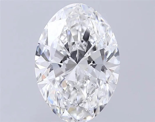 4.07ct Oval Lab Grown Diamond (Colour E, Clarity VVS2, IGI Certified)