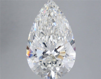 5.09ct Pear Cut Lab Grown Diamond (Color: G Clarity: VS1)