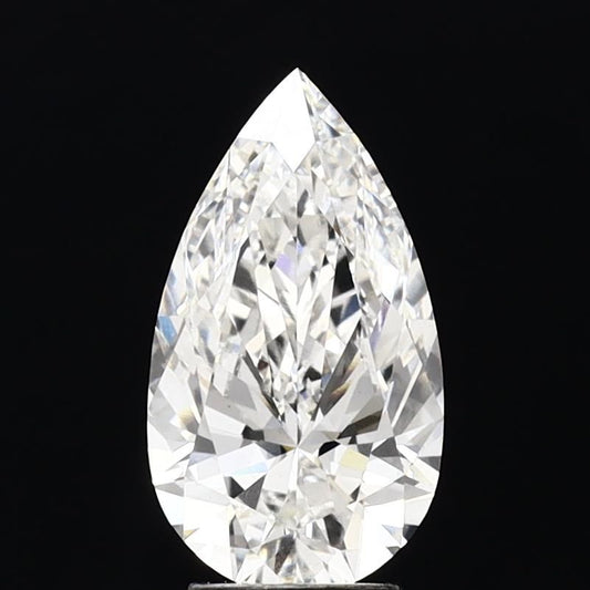 3.79ct Pear Brilliant Cut Lab Grown Diamond (Color: G Clarity: VS1)