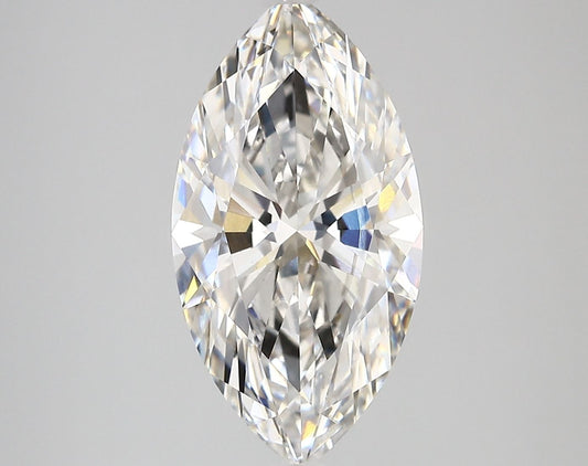 4.12ct Marquise Cut Lab Grown Diamond (Color: G Clarity: VVS2)