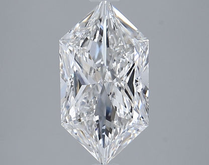 2.03ct Hexagonal Mixed Cut Lab Grown Diamond (Color: F Clarity: VS1)