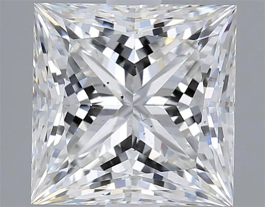 2.01ct Princess Lab Grown Diamond (Colour E, Clarity SI1, IGI Certified)