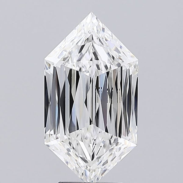 5.05ct Hexagonal Modified Brilliant Lab-Grown Diamond (Color: F Clarity: Vs 1)