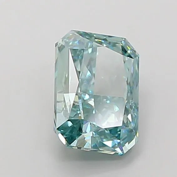 3.60ct Radiant Lab Grown Diamond (Colour Fancy Vivid Blueish Green, Clarity VS1, IGI Certified)