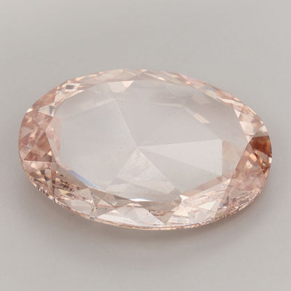 7.74ct Oval Rose Cut Lab Grown Diamond (Color: L Clarity: VS2)