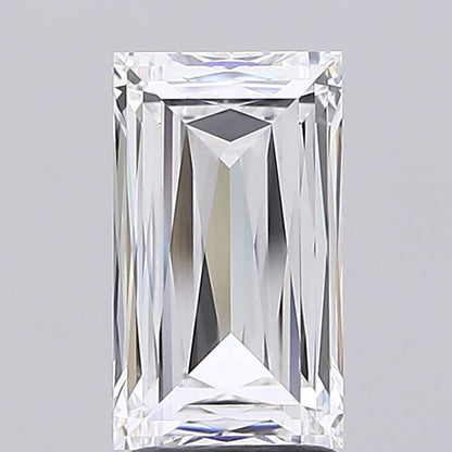 3.07ct Rectangular Mixed Cut Lab Grown Diamond (Color: D Clarity: VVS2)