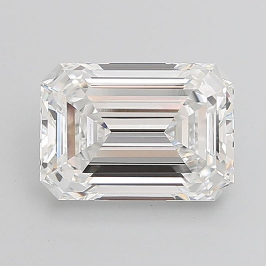 7.10ct Emerald Cut Lab Grown Diamond (Color: E Clarity: VVS2) - Dimensions: 13.00 X 9.25 X 5.99mm