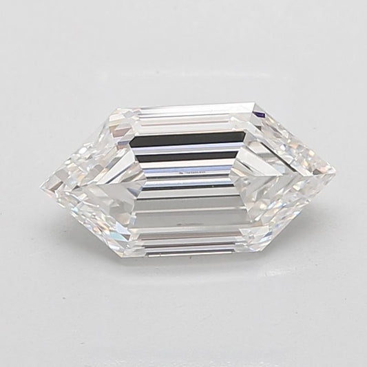 3.00ct Hexagonal Step Cut Lab Grown Diamond (Color: F Clarity: VS1)