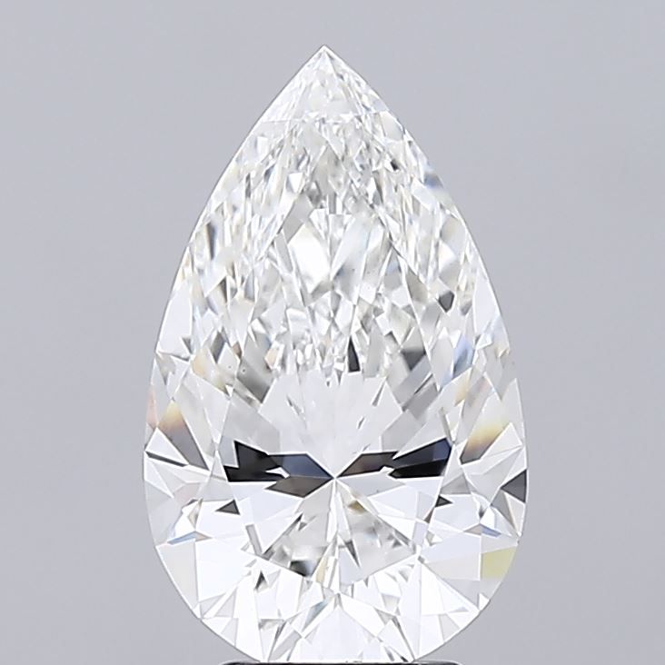 4.01ct Pear Cut Lab Grown Diamond (Color: F Clarity: VS1)