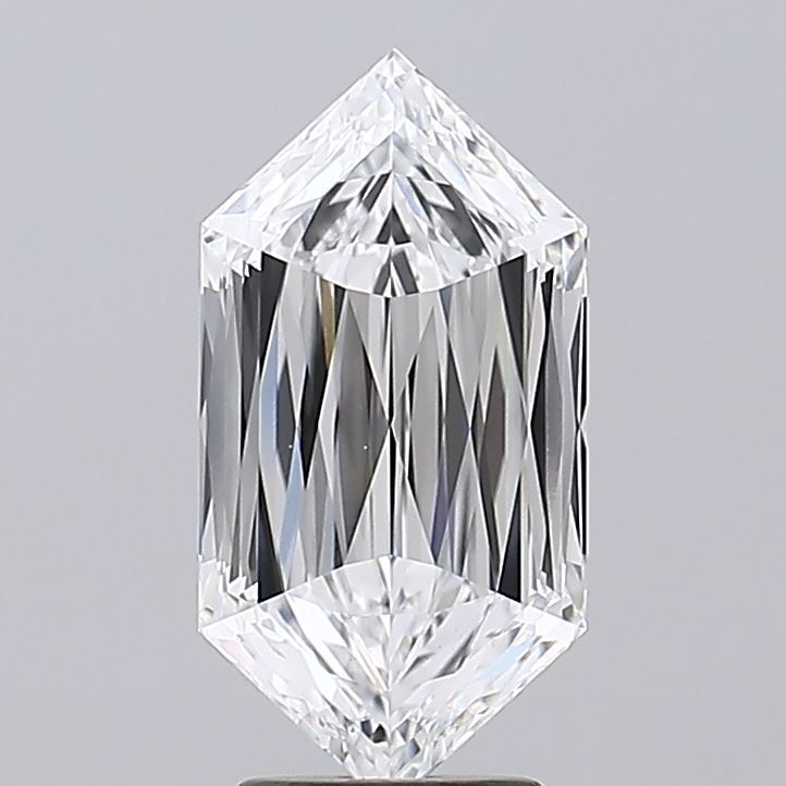 4.06ct Hexagonal Mixed Cut Lab Grown Diamond (Color: D Clarity: VVS2)