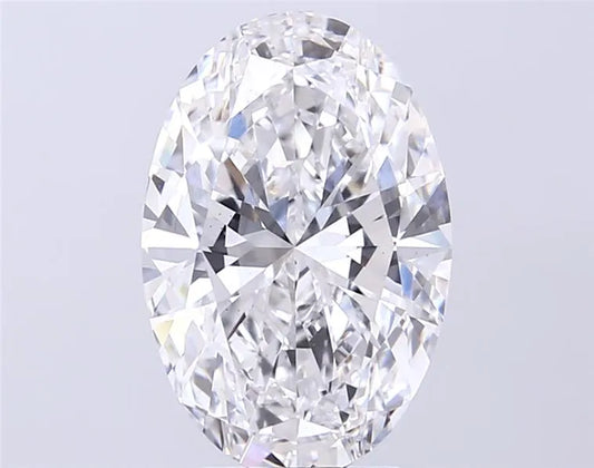 4.03ct Oval Lab Grown Diamond (Colour D, Clarity VS1, IGI Certified)