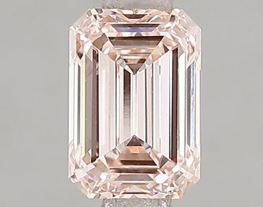 1.01ct Emerald Lab Grown Diamond (Colour Fancy Pink, Clarity VVS2, IGI Certified)