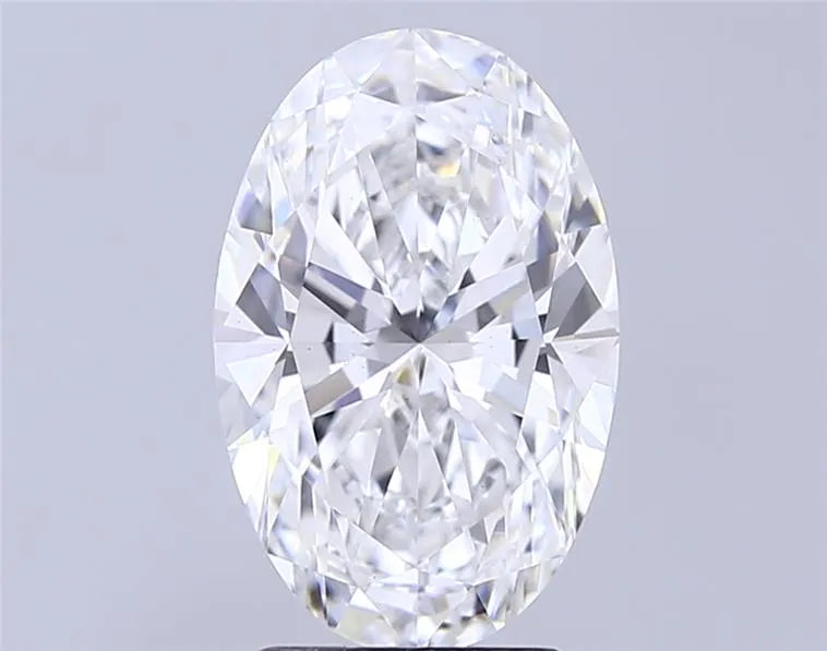 3.50ct Oval Lab Grown Diamond (Colour D, Clarity VS1, IGI Certified)
