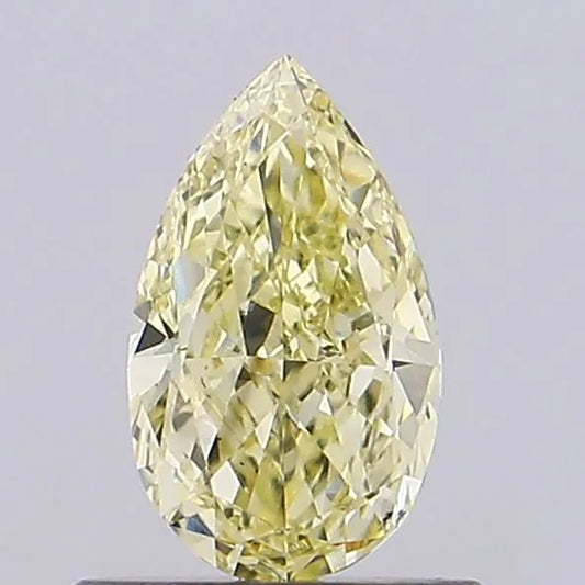 0.62ct Pear Lab Grown Diamond (Colour Fancy Yellow, Clarity VS1, IGI Certified)
