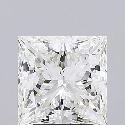 3.00ct Princess Lab Grown Diamond (Colour G, Clarity VS1, IGI Certified)