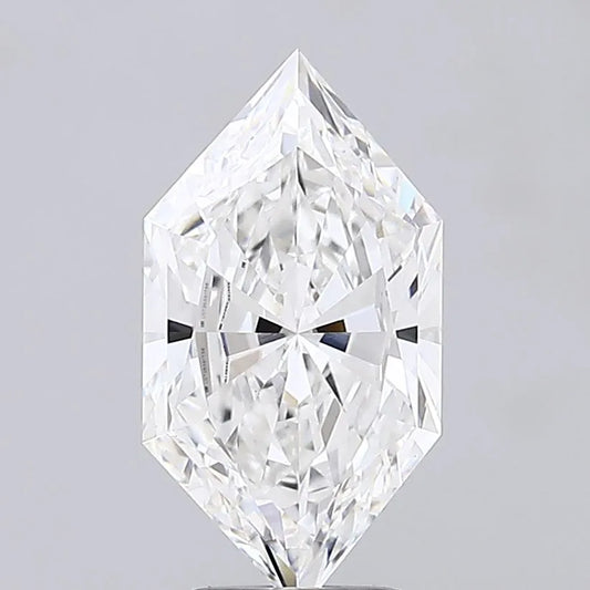 4.02ct Hexagonal Lab Grown Diamond (Colour E, Clarity VS1, IGI Certified)