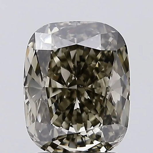 2.47ct Cushion modified Lab Grown Diamond (Colour Fancy Gray, Clarity VS1, IGI Certified)