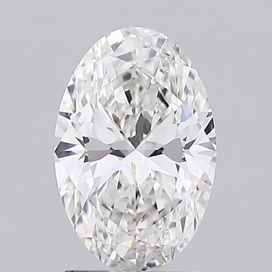 2.01ct Oval Lab Grown Diamond (Colour F, Clarity VS1, IGI Certified)