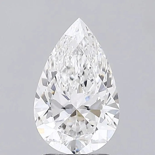 1.84ct Pear Lab Grown Diamond (Colour D, Clarity VVS2, IGI Certified)