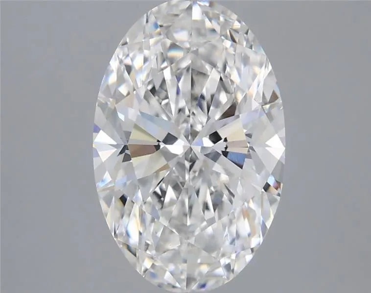 3.02ct Oval Lab Grown Diamond (Colour E, Clarity VVS2, IGI Certified)