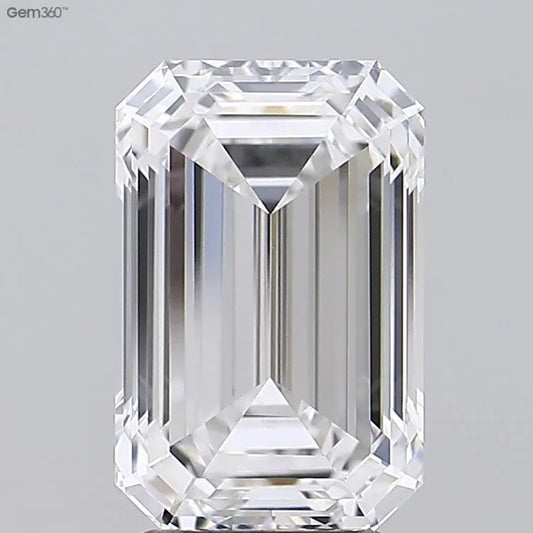 4.04ct Emerald Lab Grown Diamond (Colour E, Clarity VVS2, IGI Certified)