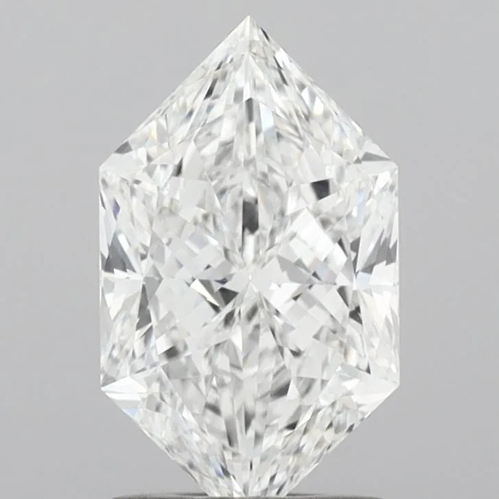 1.51ct Hexagonal Lab Grown Diamond (Colour E, Clarity VVS2, IGI Certified)