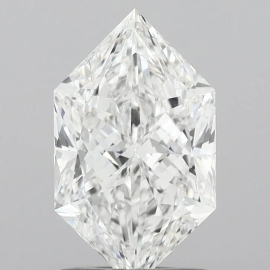 1.51ct Hexagonal Lab Grown Diamond (Colour E, Clarity VVS2, IGI Certified)