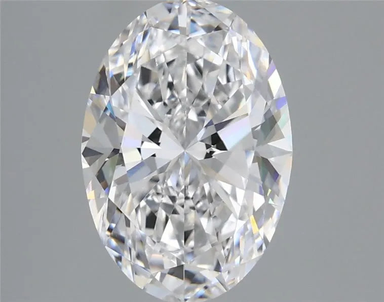3.00ct Oval Lab Grown Diamond (Colour D, Clarity VVS2, IGI Certified)