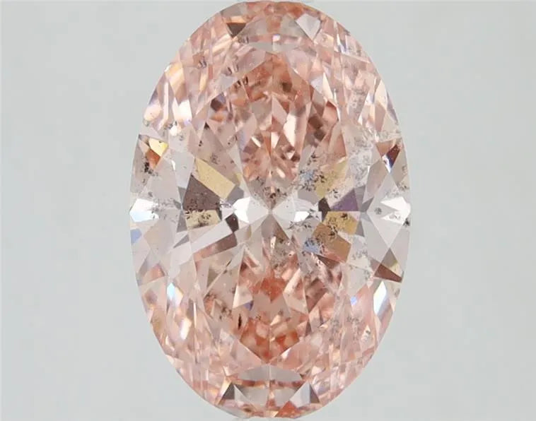 2.00ct Oval Lab Grown Diamond (Colour Fancy Vivid Pink, Clarity SI1, IGI Certified)