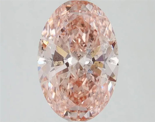 2.00ct Oval Lab Grown Diamond (Colour Fancy Vivid Pink, Clarity SI1, IGI Certified)