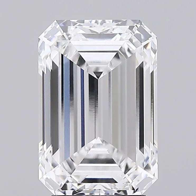 3.30ct Emerald Lab Grown Diamond (Colour E, Clarity VVS2, GIA Certified)