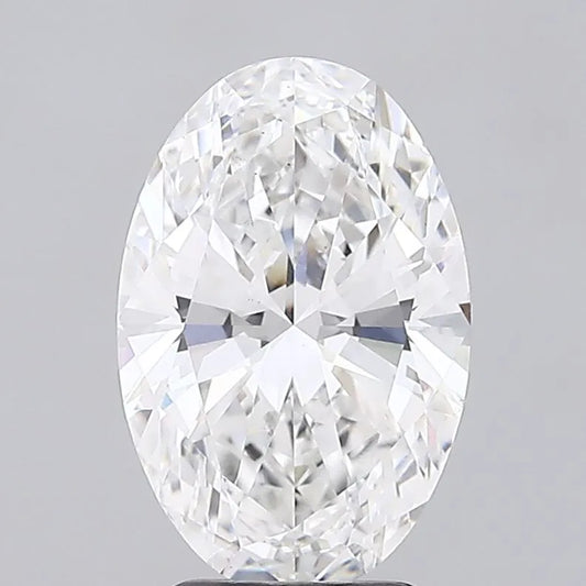 3.00ct Oval Lab Grown Diamond (Colour E, Clarity VS1, IGI Certified)