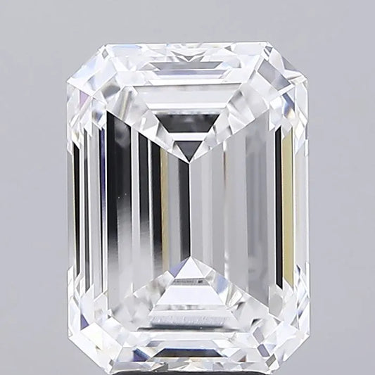 5.38ct Emerald Lab Grown Diamond (Colour D, Clarity VVS1, IGI Certified)