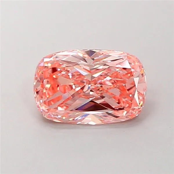 2.00ct Cushion modified Lab Grown Diamond (Colour Fancy Intense Pink, Clarity VS1, IGI Certified)