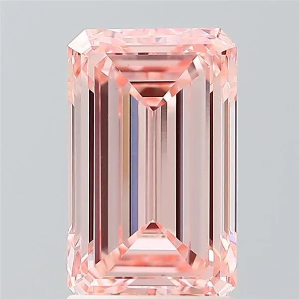 2.00ct Emerald Lab Grown Diamond (Colour Fancy Intense Pink, Clarity VS1, IGI Certified)